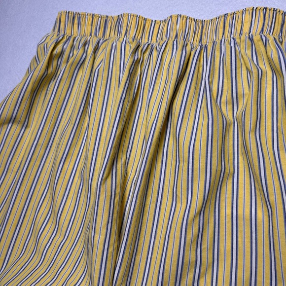 Polo Ralph Lauren Yellow Striped Classic Fit Preppy Cotton Boxer Shorts Lounge M - Picture 9 of 11